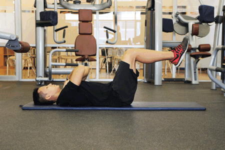 ท่ารีเวิร์ส ครันช์ (Reverse Crunch)