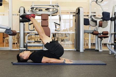 ท่ารีเวิร์ส ครันช์ (Reverse Crunch)