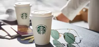 We Proudly Serve Starbucks