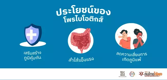 ประโยชน์ของโพรโบติกส์