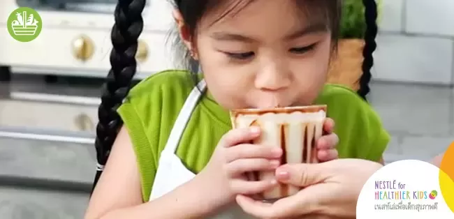 แซนวิชเค้กไมโล