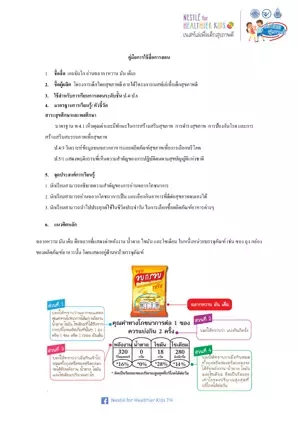เกม : เกมบิงโก อ่านฉลาก (หวาน มัน เค็ม)