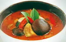 เมนูเจ: แกงเผ็ดเห็ดหอมเจ