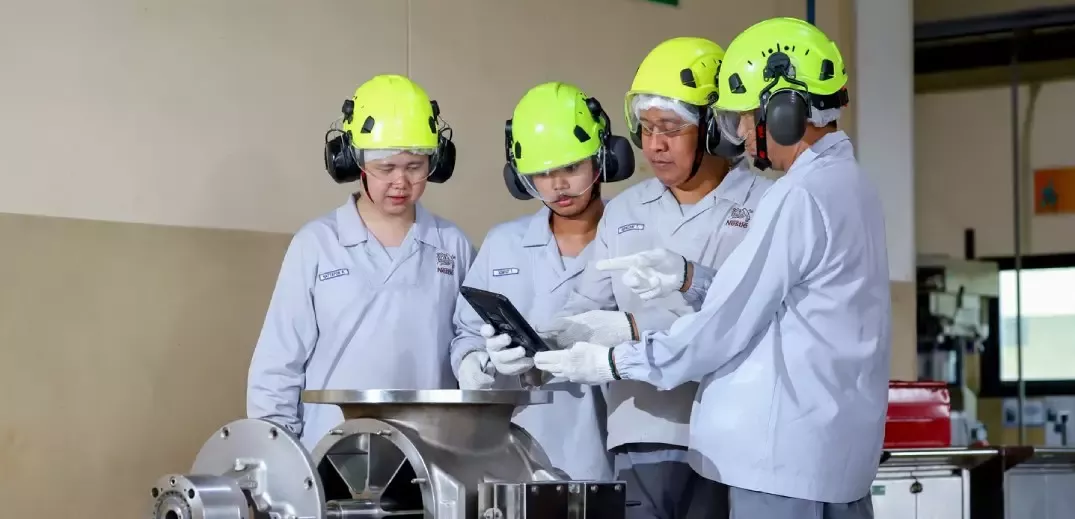 engineers testing