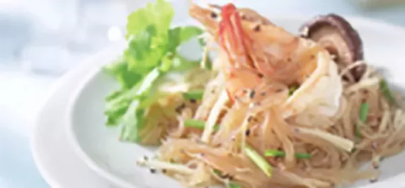 กุ้งอบวุ้นเส้น